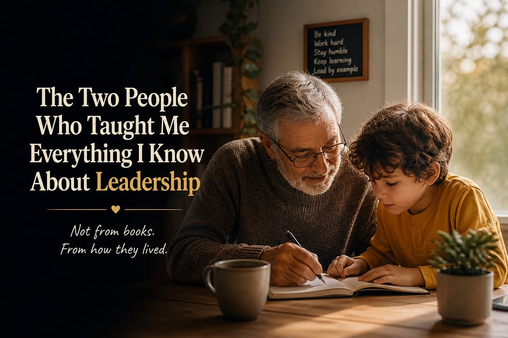 The Two People Who Taught Me Everything I Know About Leadership